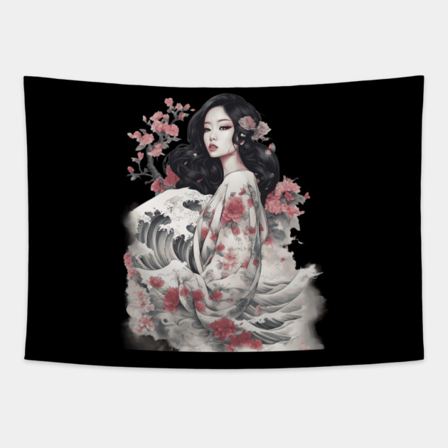 Seductress Tapestry by animegirlnft