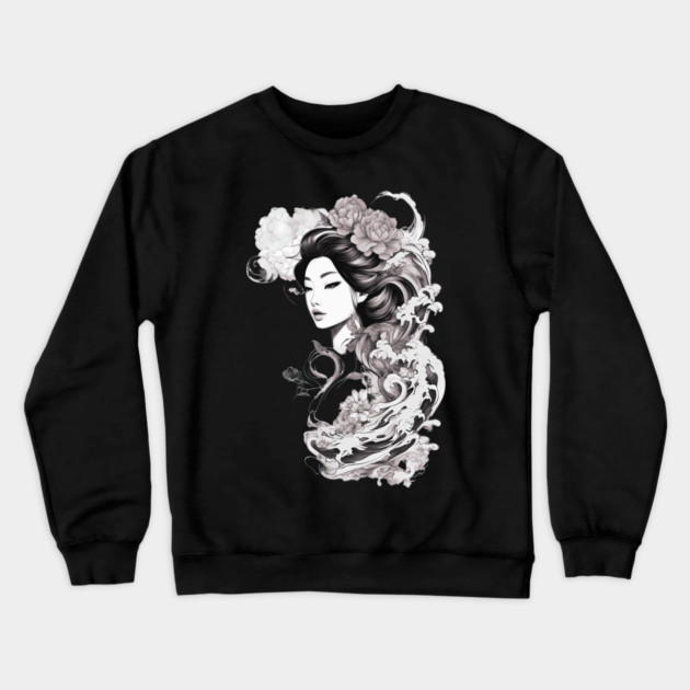 Feminity Crewneck Sweatshirt by animegirlnft