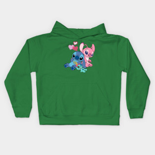Stitch & Angel 2 Kids Hoodie