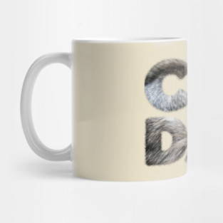 Cat Dad (Furry Text) Mug