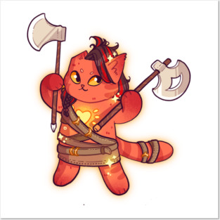 Baldurs Cat 3 - Karlach Posters and Art