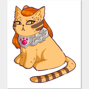 Baldurs Cat 3 - Lae'zel Posters and Art