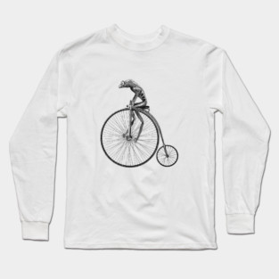 Cool Funny Animal Frog Sport Cycling Long Sleeve T-Shirt