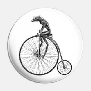 Cool Funny Animal Frog Sport Cycling Pin