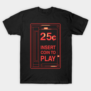 Insert Coin Arcade Machine T-Shirt