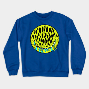 Alien Smiley Face Crewneck Sweatshirt