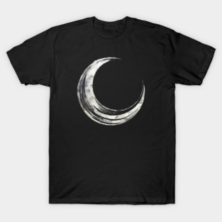 Crescent Moon - Vintage White T-Shirt