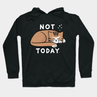 Not today cat Hoodie