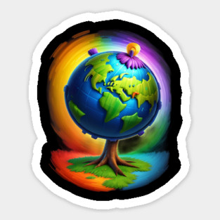 Earth Day Celebration Sticker