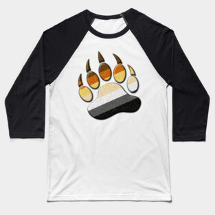 Gay Bear Pride Paw Baseball T-Shirt