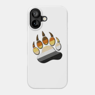 Gay Bear Pride Paw Phone Case