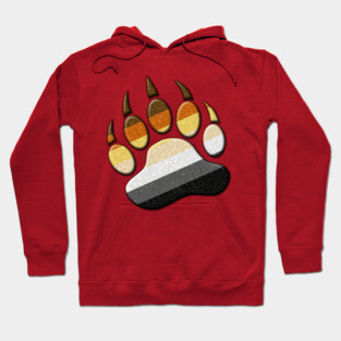 Gay Bear Pride Paw Hoodie