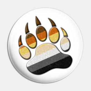 Gay Bear Pride Paw Pin