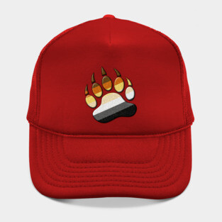 Gay Bear Pride Paw Hat