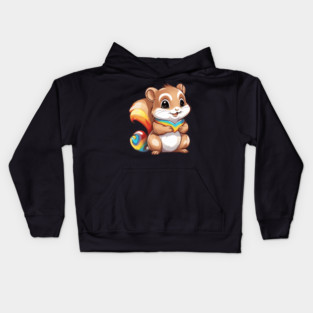 Cute Squirrel Kids Hoodie