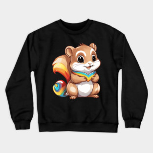 Cute Squirrel Crewneck Sweatshirt