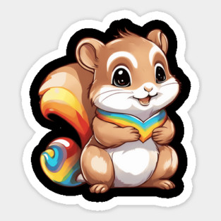 Cute Squirrel Magnet
