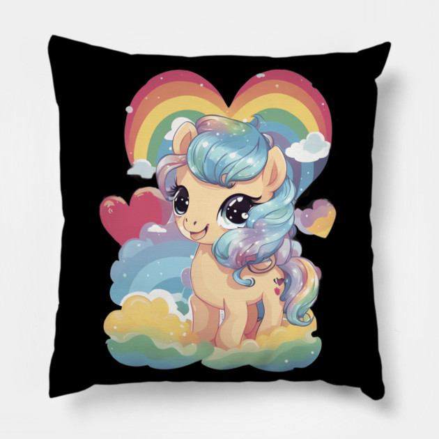 Forever Love Pony Pillow by animegirlnft