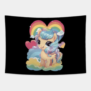 Forever Love Pony Tapestry