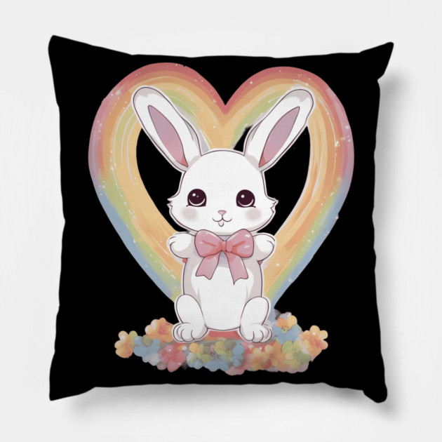 Baby Bunny Pillow by animegirlnft