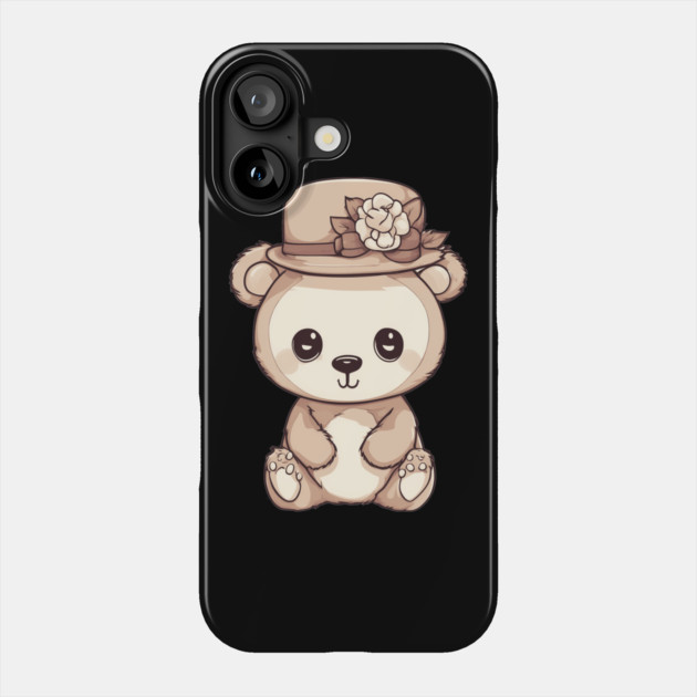 Kawaii Bear Phone Case by animegirlnft