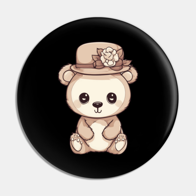 Kawaii Bear Pin by animegirlnft