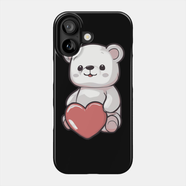 Valentine Bear Phone Case by animegirlnft