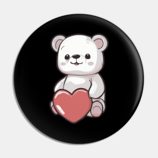 Valentine Bear Pin