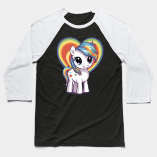 Love Pony Baseball T-Shirt