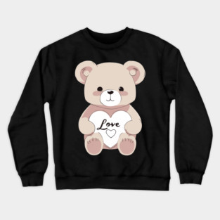 Valentine Teddy Bear Crewneck Sweatshirt