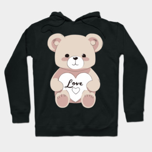 Valentine Teddy Bear Hoodie