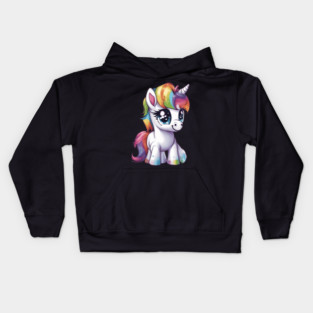 Baby Rainbow Unicorn Kids Hoodie
