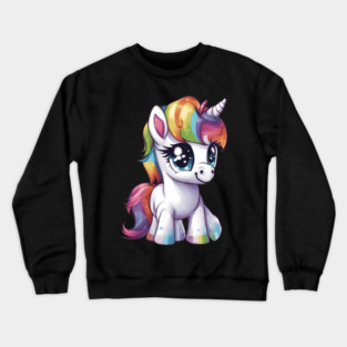 Baby Rainbow Unicorn Crewneck Sweatshirt