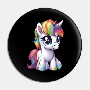 Baby Rainbow Unicorn Pin