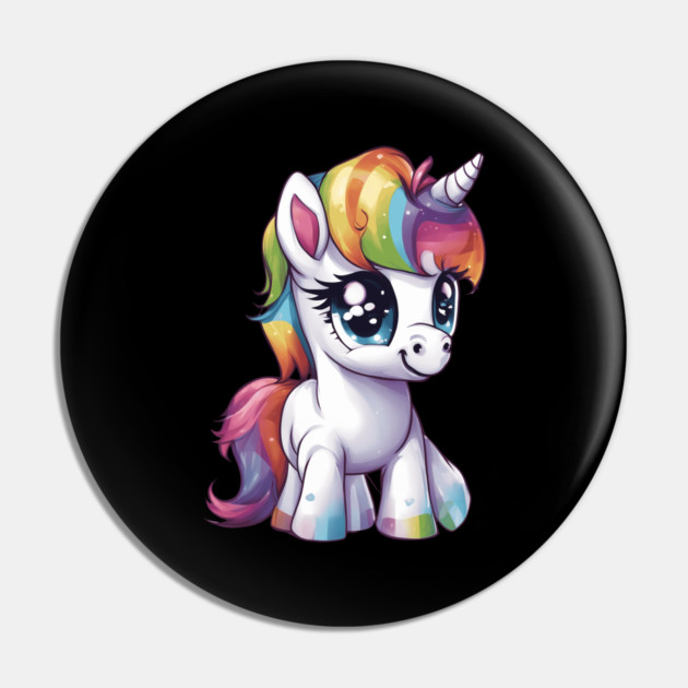 Baby Rainbow Unicorn Pin by animegirlnft