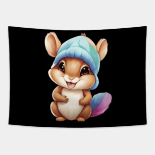 Baby squirrel Tapestry