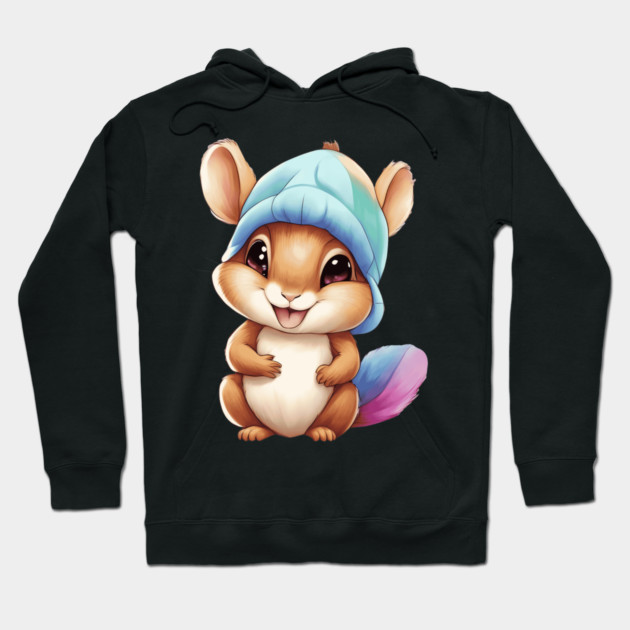 Baby squirrel Hoodie by animegirlnft