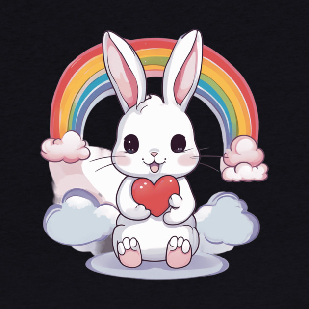 Rainbow Baby Rabbit by animegirlnft