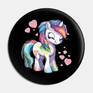 Valentine Pony Pin