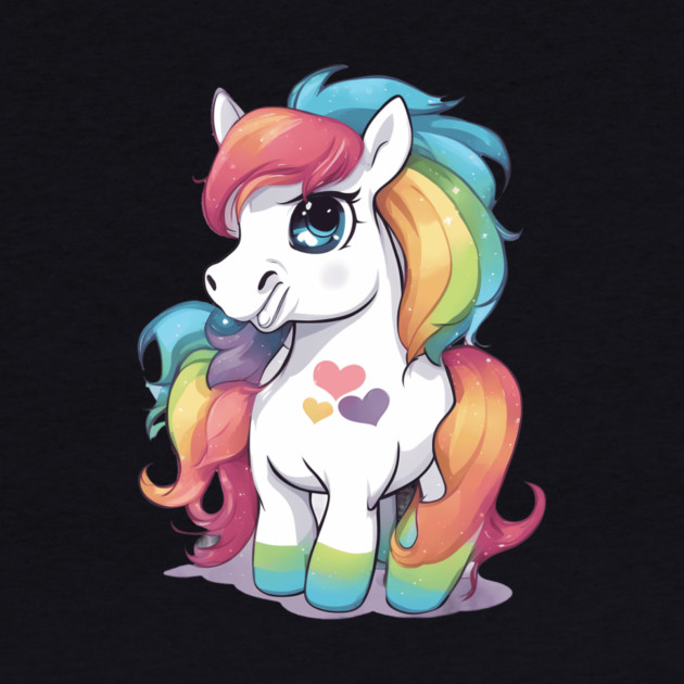 Rainbow Baby Pony by animegirlnft