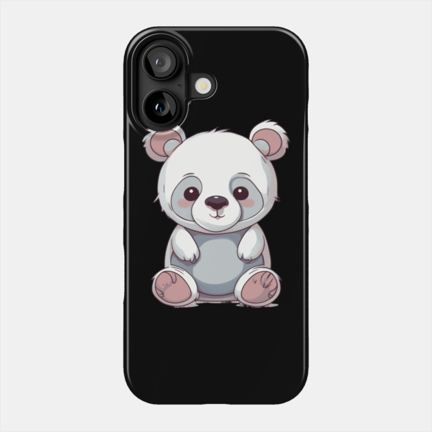 Baby White Panda Phone Case by animegirlnft
