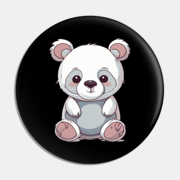 Baby White Panda Pin by animegirlnft