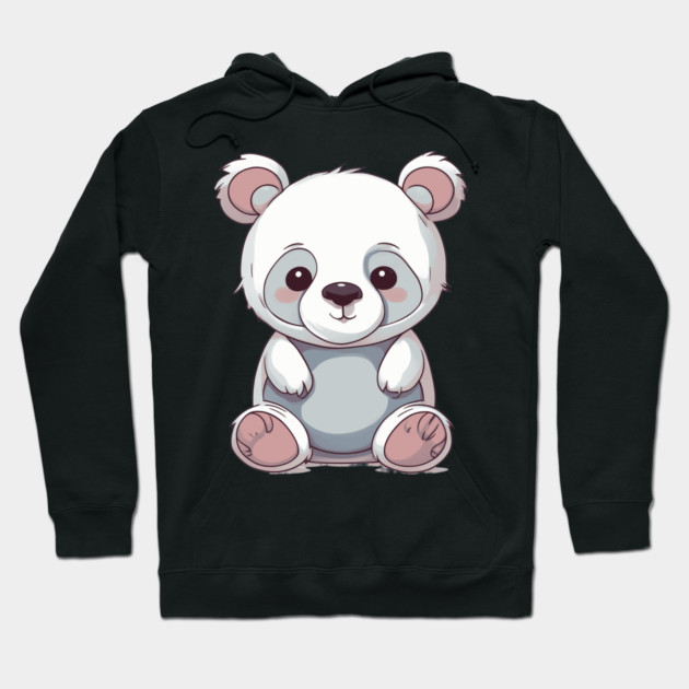 Baby White Panda Hoodie by animegirlnft