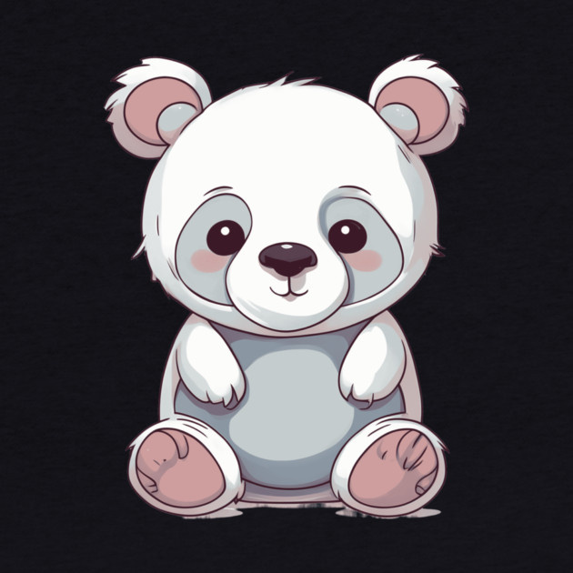 Baby White Panda by animegirlnft