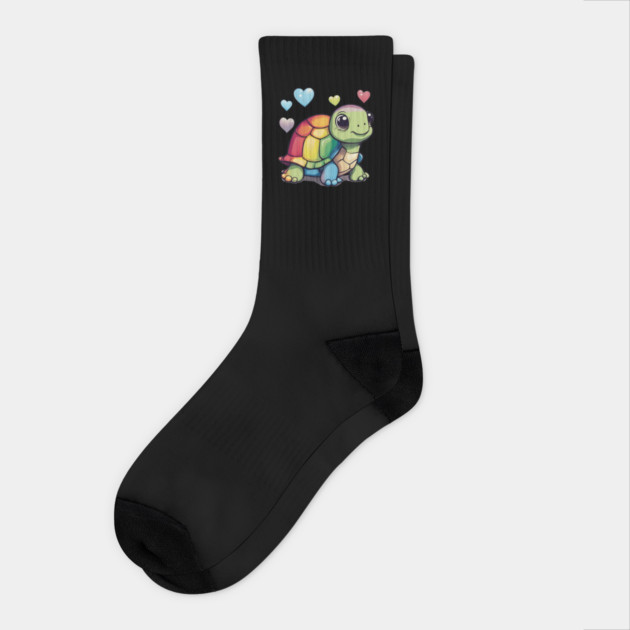 Love Turtle Socks by animegirlnft