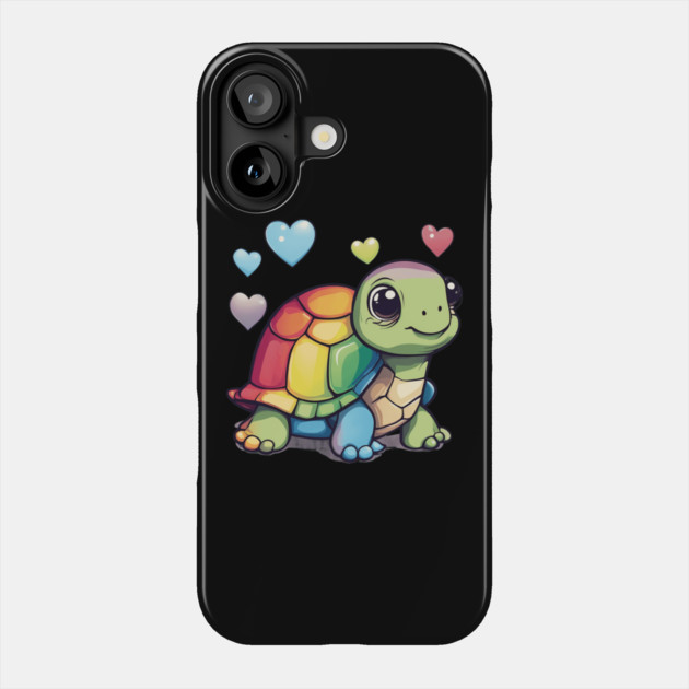 Love Turtle Phone Case by animegirlnft