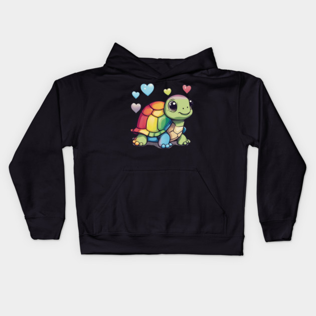Love Turtle Kids Hoodie by animegirlnft