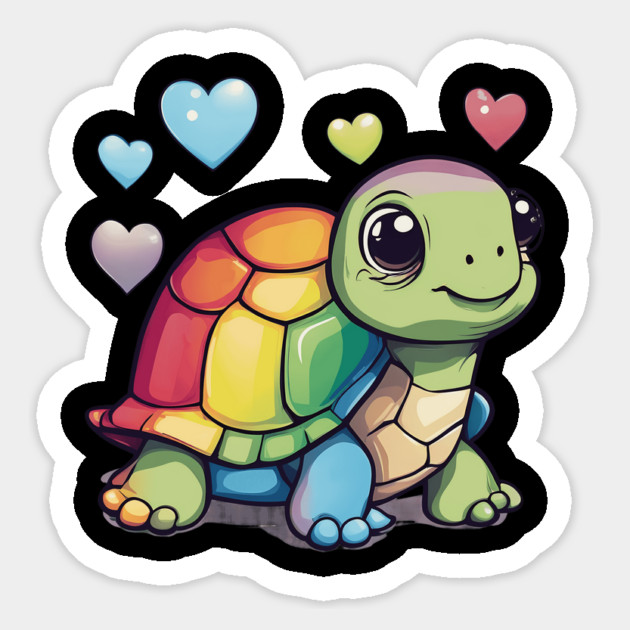 Love Turtle Sticker by animegirlnft