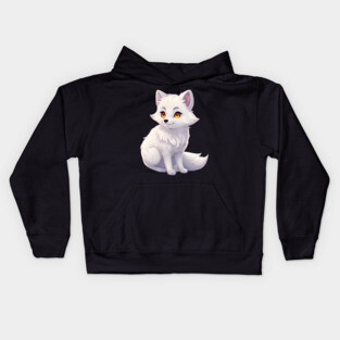 Cute Arctic Fox Kids Hoodie