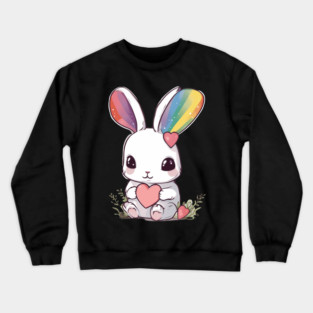 Valintine Bunny Crewneck Sweatshirt